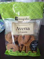 Galletas Integrales con Avena y Limon