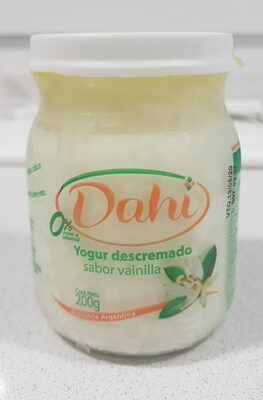 Yogurt descremado sabor vainilla
