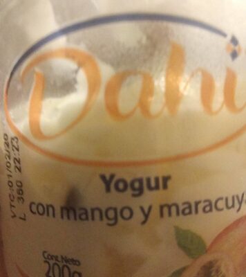 Yogur Mango Maracuyá front packaging