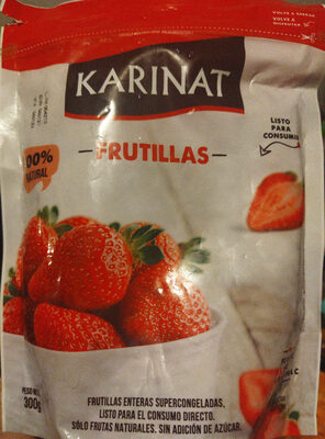 Frutillas enteras supercongeladas