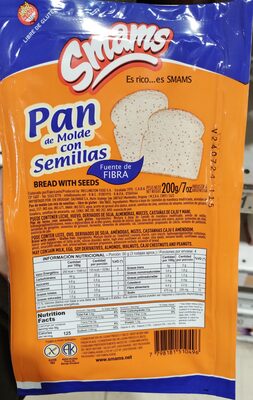 Pan de molde con semillas