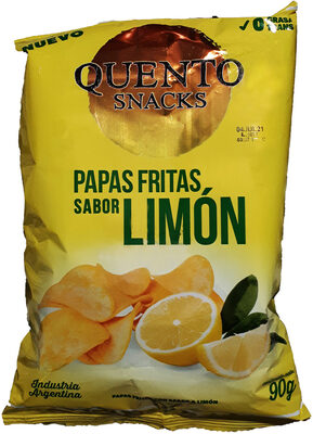Papas fritas sabor limón