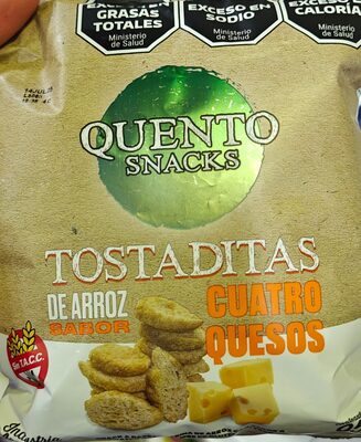 Tostaditas De Arroz Sabor 4 Quesos front packaging