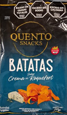 Batatas sabor Crema de Roquefort front packaging