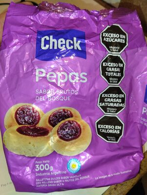 Pepas sabor Frutos del bosque