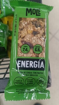 barra cereal energía