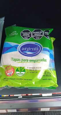 Tapas Para Empanadas Gluten Free Vegan