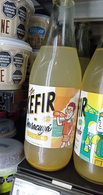 Kefir maracuyá y cúrcuma