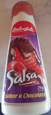 Salsa sabor a chocolate front packaging