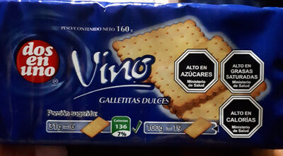 vino galletitas dulces