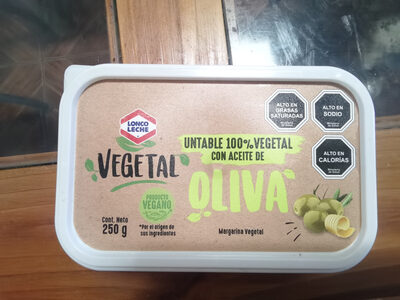 Margarina vegetal con aceite de oliva