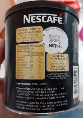 Cafe Nescafe Tradicion 170 GRS Polvo
