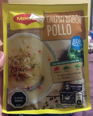Crema sabor Pollo