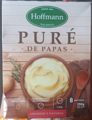 Puré de papas front packaging