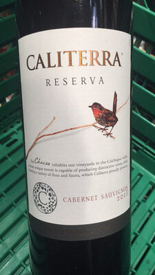 Caliterra Reserva Cabernet Sauvignon 2013 front packaging