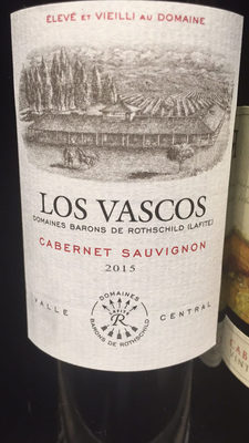 Cabernet sauvignon 2015 front packaging