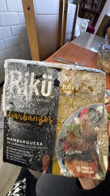 HAMBURGUESA DE GARBANZOS, CON AVENA front packaging