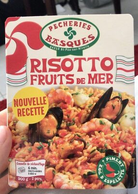 Risotto fruits de mer front packaging
