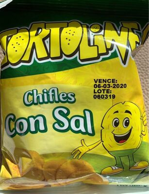 Tortolines. chifles con sal