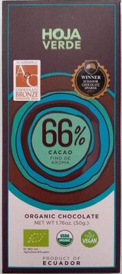 Chocolate 66% cacao fino de aroma