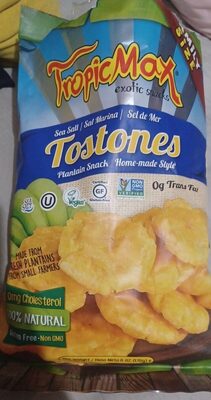 Tostones Plantain Snack Sea Salt