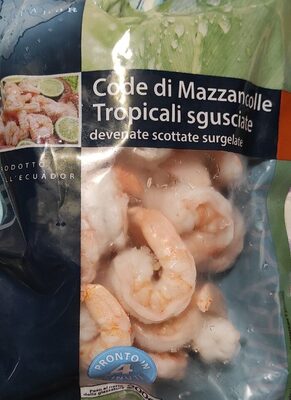 code di mazzancolle tropicali sgusciate
