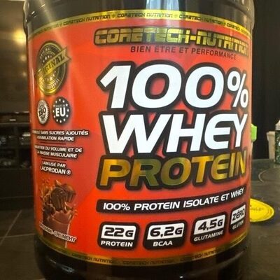 100 % Whey protéine Brownie-Crunchy front packaging