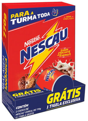 Kit Cereal Matinal Chocolate Nescau 770g Grátis Tigela Exclusiva Embalagem Econômica