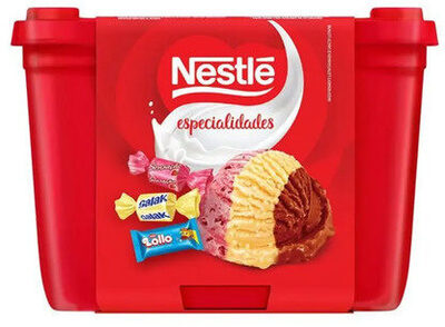 Sorvete Napolitano Nestlé Especialidades Pote 1,5l