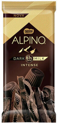 Chocolate Amargo Dark Milk 61 Cacau Intense Alpino Pacote 85g