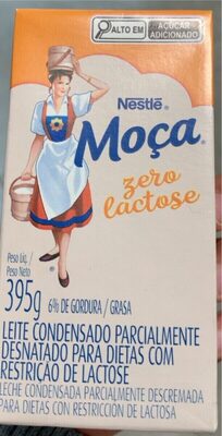 Moça Zero Lactose front packaging