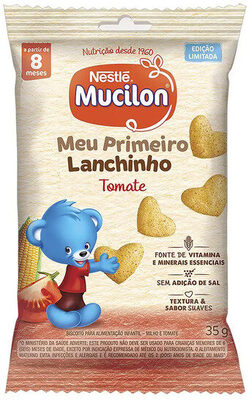Biscoito Integral Tomate Mucilon Meu Primeiro Lanchinho Pacote 35g
