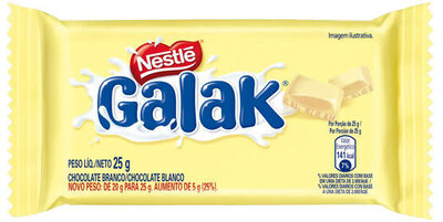 Chocolate Branco Galak Pacote 25g
