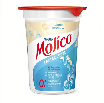Iogurte Baunilha Zero Lactose Molico Copo 140g