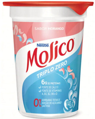 Iogurte Morango Zero Lactose Molico Copo 140g