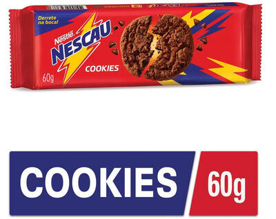 Biscoito Cookie Nescau Nestlé Pacote 60g