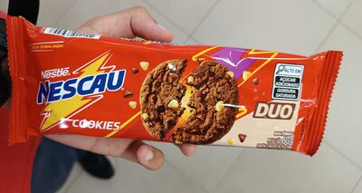 Biscoito Cookie Nescau Duo Nestlé Pacote 60g