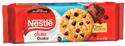 Biscoito Cookie Baunilha Com Chocolate Classic Pacote 60g