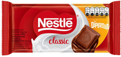 Chocolate Ao Leite Com Castanha De Caju Diplomata Classic Pacote 80g