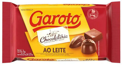 Chocolate Ao Leite Garoto Chocolateria Pacote 1kg