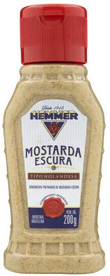 Mostarda Escura Holandesa Hemmer Squeeze 200g
