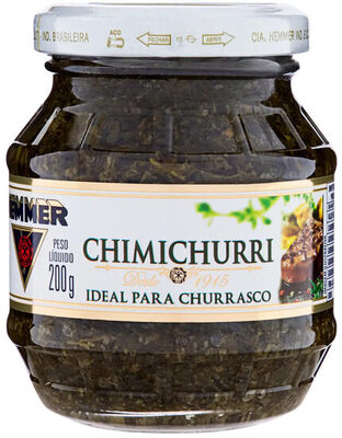 Molho Para Churrasco Chimichurri Hemmer Vidro 200g