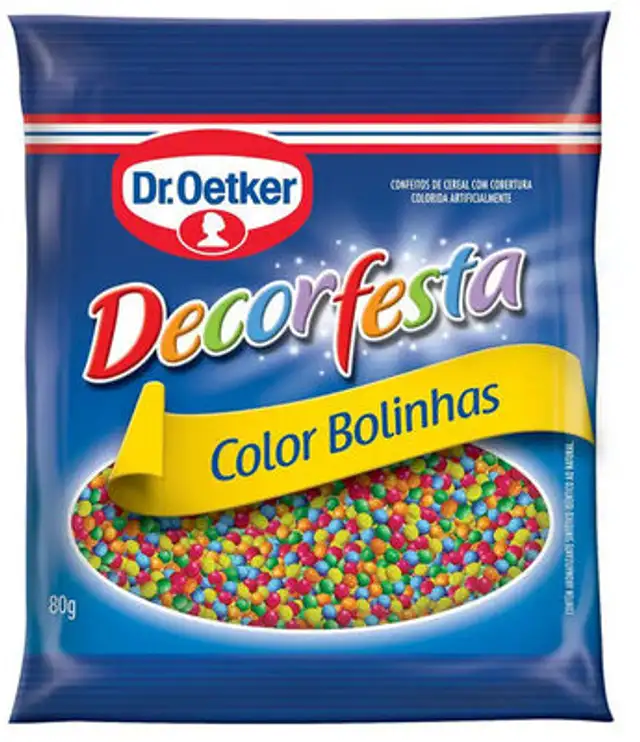Color Bolinhas Oetker front packaging