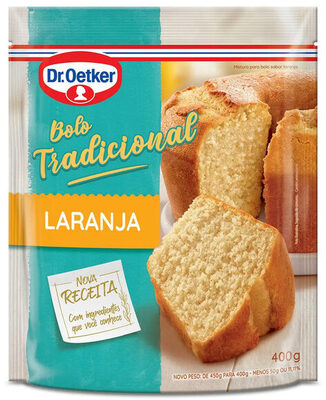 Mistura Para Bolo Sabor Laranja Dr. Oetker 450g front packaging