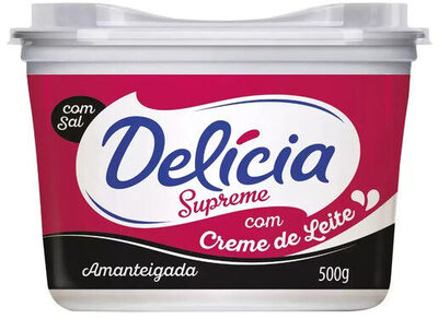 Margarina Amanteigado Com Sal Delícia Supreme Pote 500g