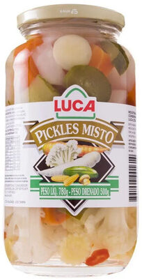 Picles Em Conserva Luca Vidro 500g