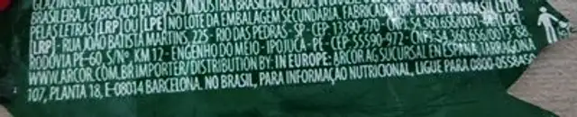 Chiclete Poosh Recheado Sabor Guaraná Antarctica nutrition facts table