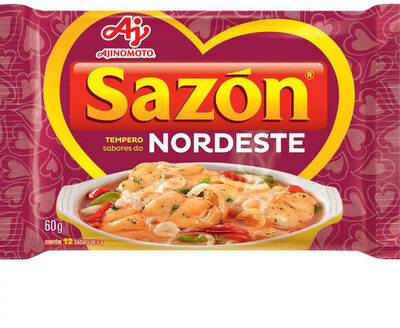 Tempero Sabores Do Nordeste Sazón Pacote 60g 12 Unidades