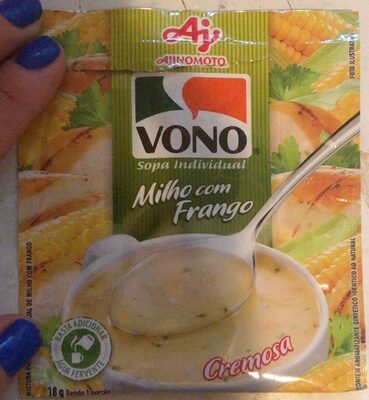 Sopa de milho com frango