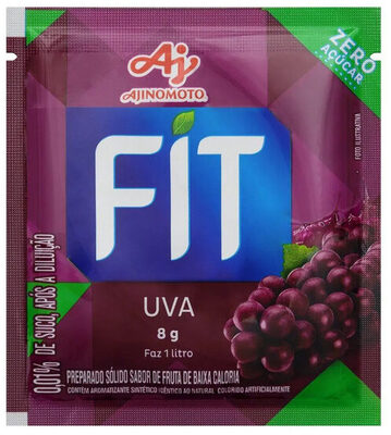 Refresco Em Pó Uva Zero Açúcar Mid Pacote 8g